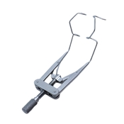 Lieberman Adult V-Wire Speculum With Adjustable Mechanism, V-Shaped Style Open Wire Blades Angled Downward Towards Towards The Temple, Blade Length Of 14mm, Overall Length Of Speculum Is 3"" (76mm) 